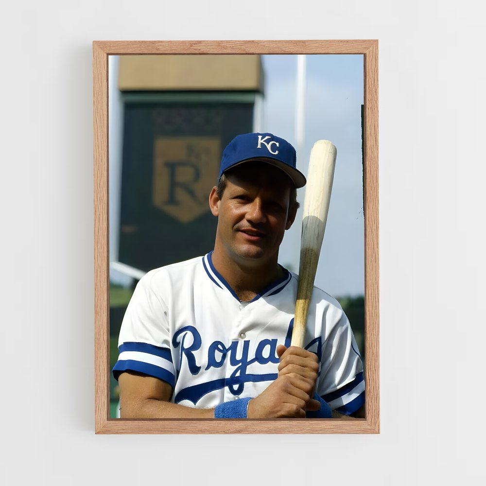 Poster George de brett – affiche Baseball (vue 4)